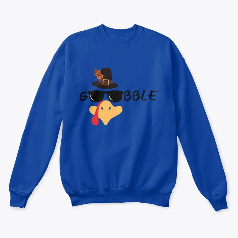 Cool Gobble Turkey Sweatshirt