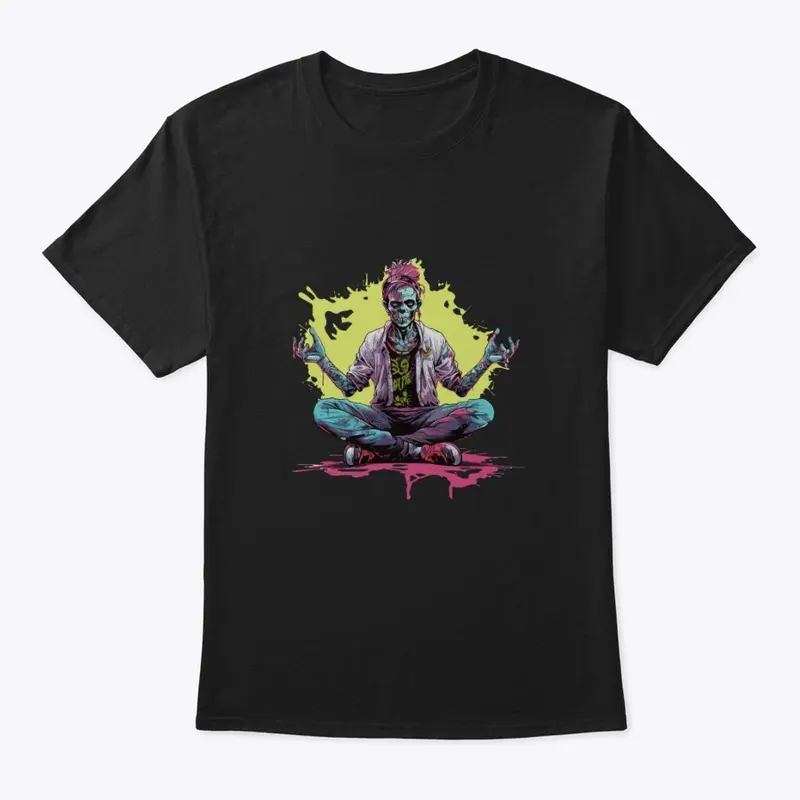 Zen of the Undead: Zombie Yoga Tee 